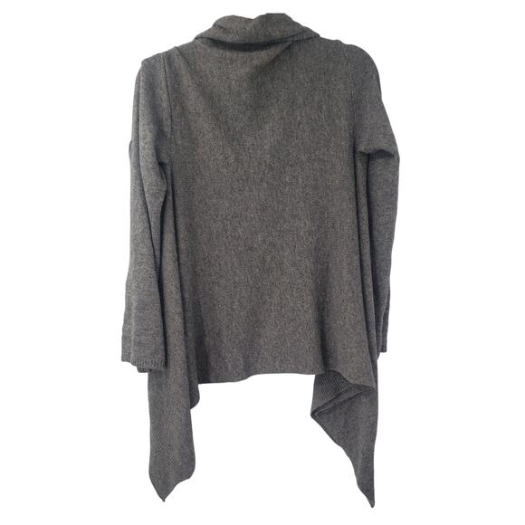 ANN TAYLOR Drape Wool Blend Open Front Cardigan Sweater XS - Picture 2 of 4